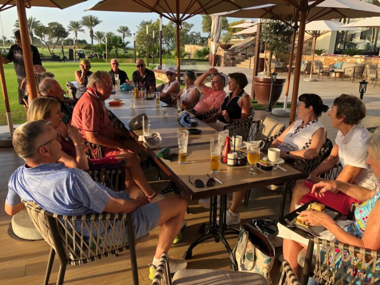 Drinks after the round