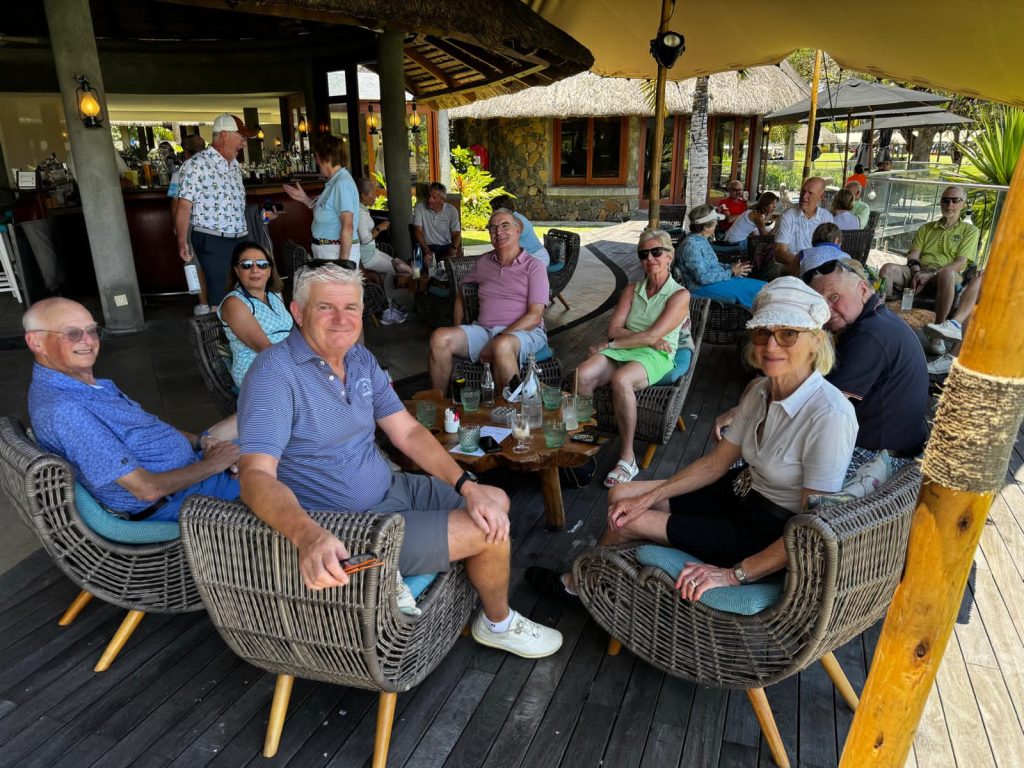 Relax before golf 1